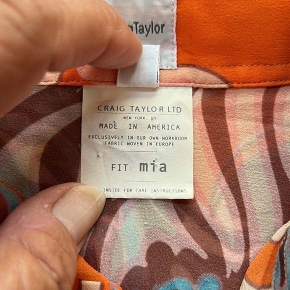 Craig Taylor Mia Paisley Silk Blouse - Picture 4 of 10